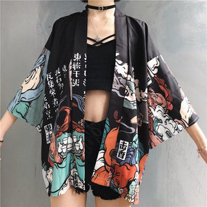 MELLO - Printed Kimono Jacket