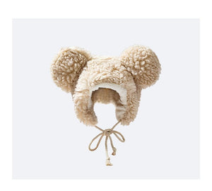 [Hat Society] Chenille Bear Ear Trapper Hat