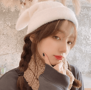 White Beanie