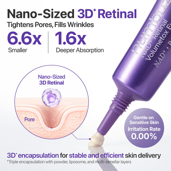 [Numbuzin] No.9 NAD Retinal Volumetox Eye Cream 20ml (Tube)