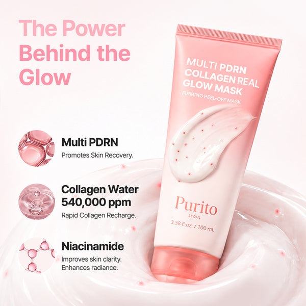[Purito Seoul] Multi PDRN Collagen Real Glow Mask