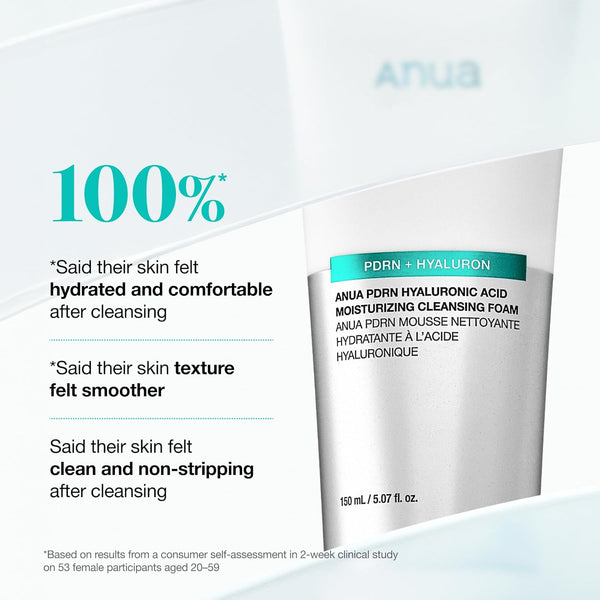 [ANUA] PDRN Hyaluronic Acid Moisturizing Cleansing Foam 150ml