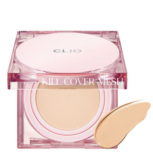 [CLIO] Kill Cover Mesh Glow Cushion Set (+Refill) (3 colors)