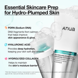 [ANUA] PDRN Hyaluronic Acid Moisturizing Cleansing Foam 150ml