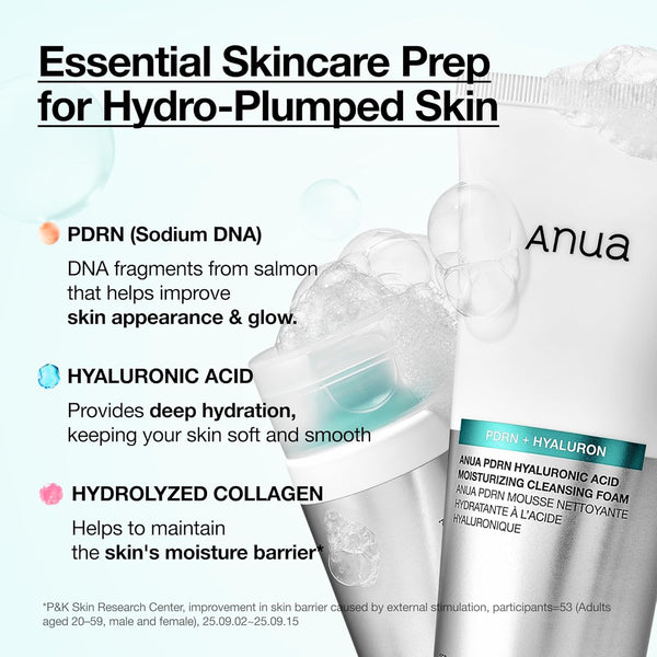 [ANUA] PDRN Hyaluronic Acid Moisturizing Cleansing Foam 150ml