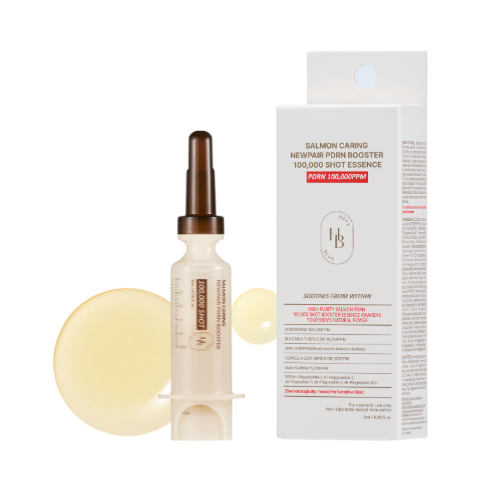 [HEVEBLUE] Salmon Caring Centella New Pair PDRN Booster 100,000 Shot Essence (1ea)