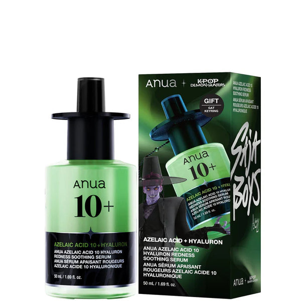 [ANUA] KDHx ANUA AZELAIC ACID 10 HYALURON REDNESS SOOTHING SERUM 50ml (Comes with KDH keyring)