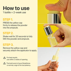 [Numbuzin] No.5 Glutathione TXA Advanced Dark Spot Ampoule Concentrate 10g+0.7g