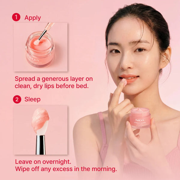 [Nida] Overnight Lip Mask - Berry